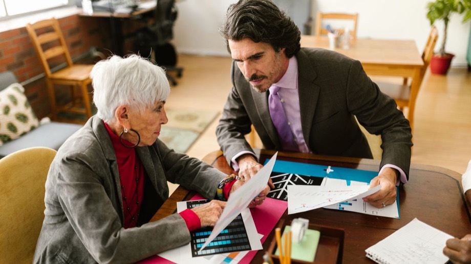 Going through loan paperwork together